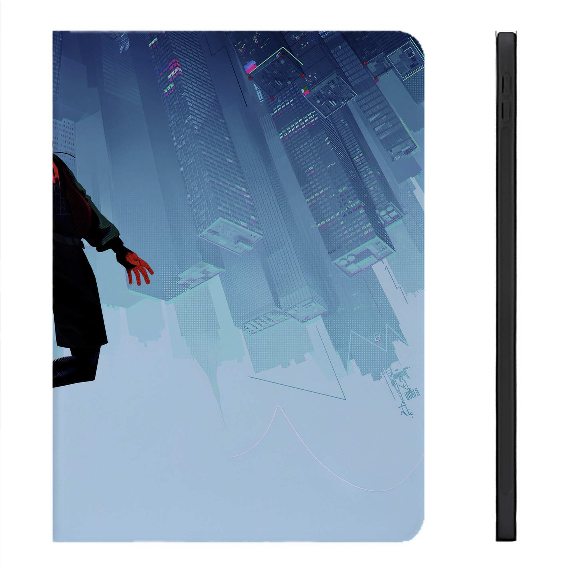 （画像用） Spider Man スパイダーマン IPadケース ペンホルダー付き ブックスタイルデザイン